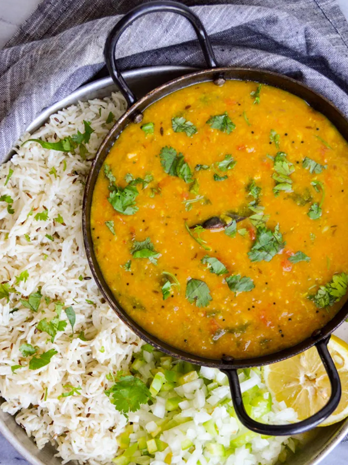 A Dish is served in a plate