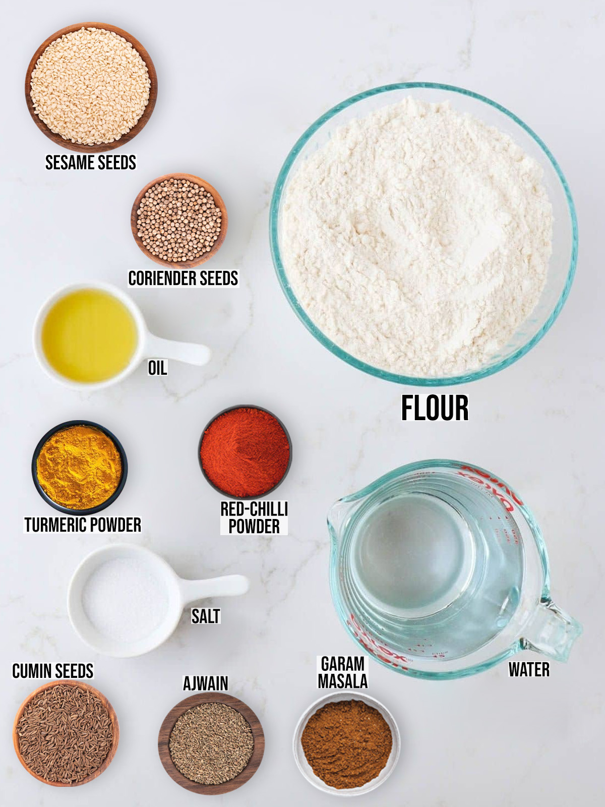 Masala Khakhra Recipe ingredients