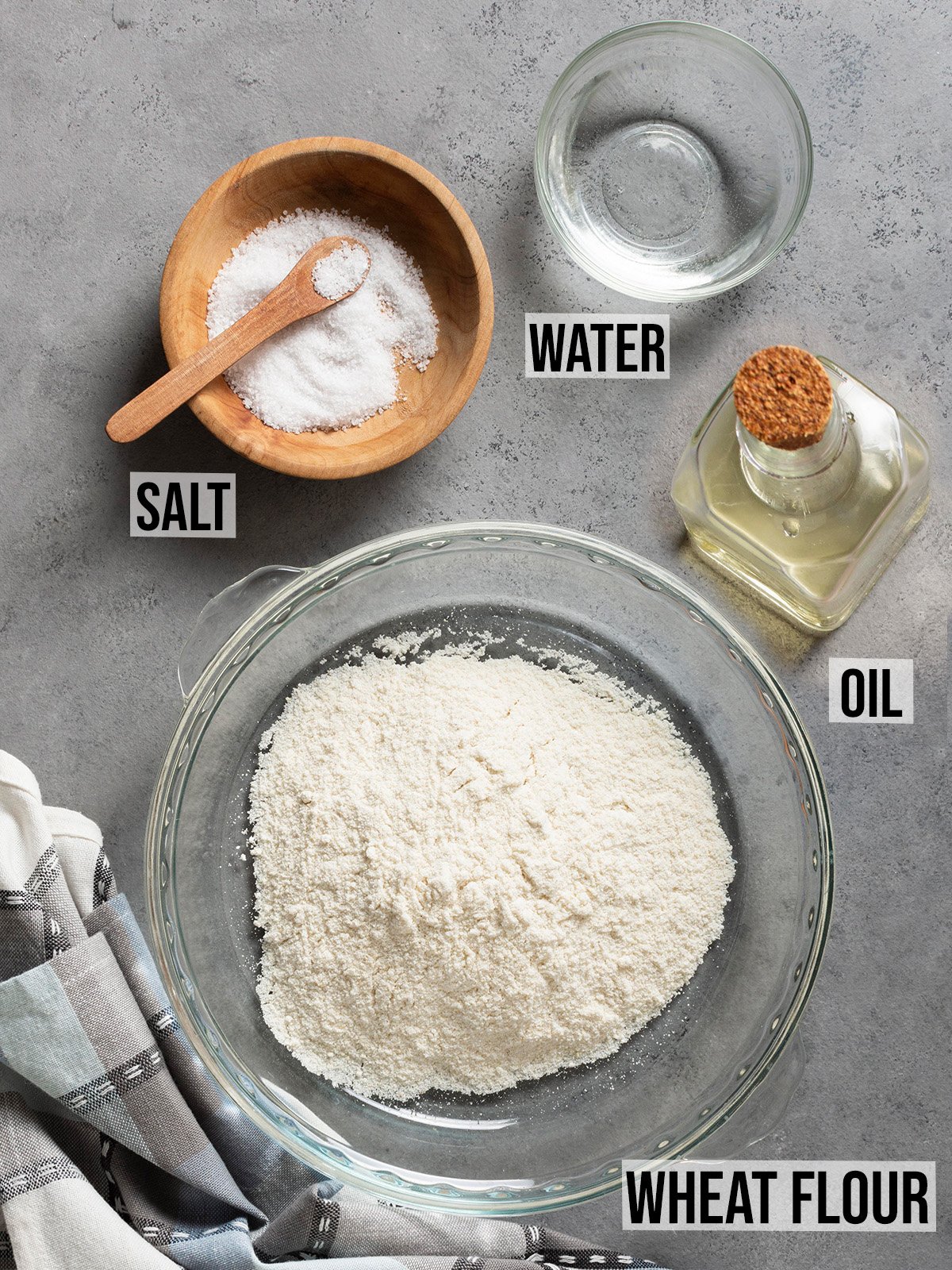 Matar Paratha Dough Ingredients