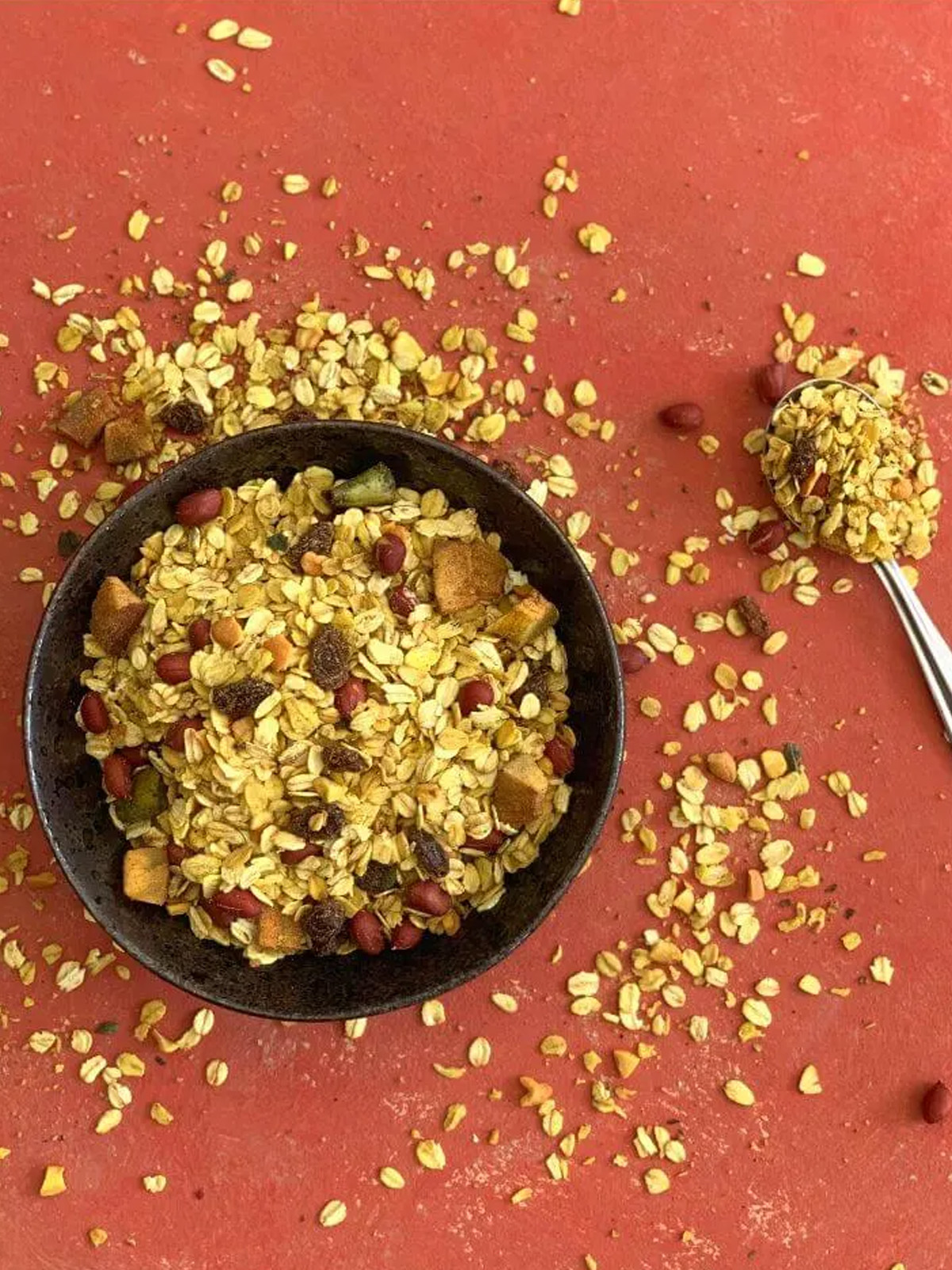 Recipe served in a plate