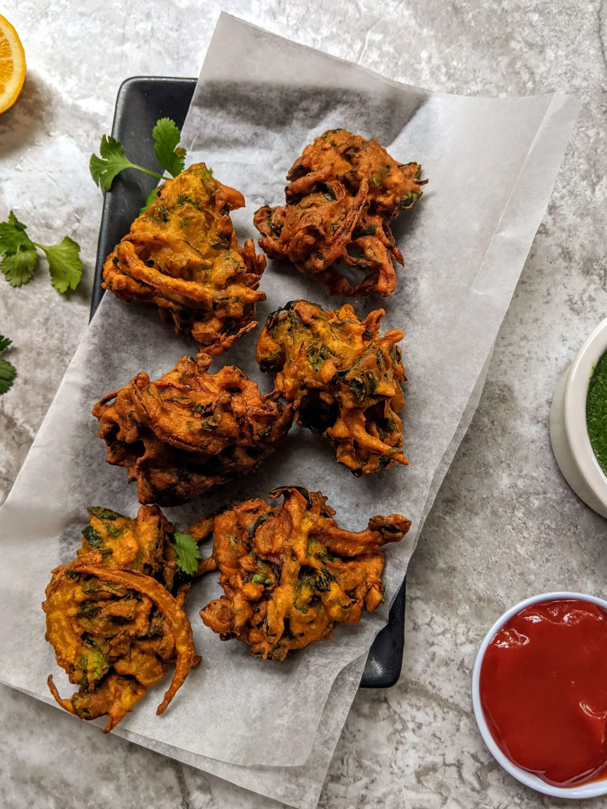 A dish is served in a plate