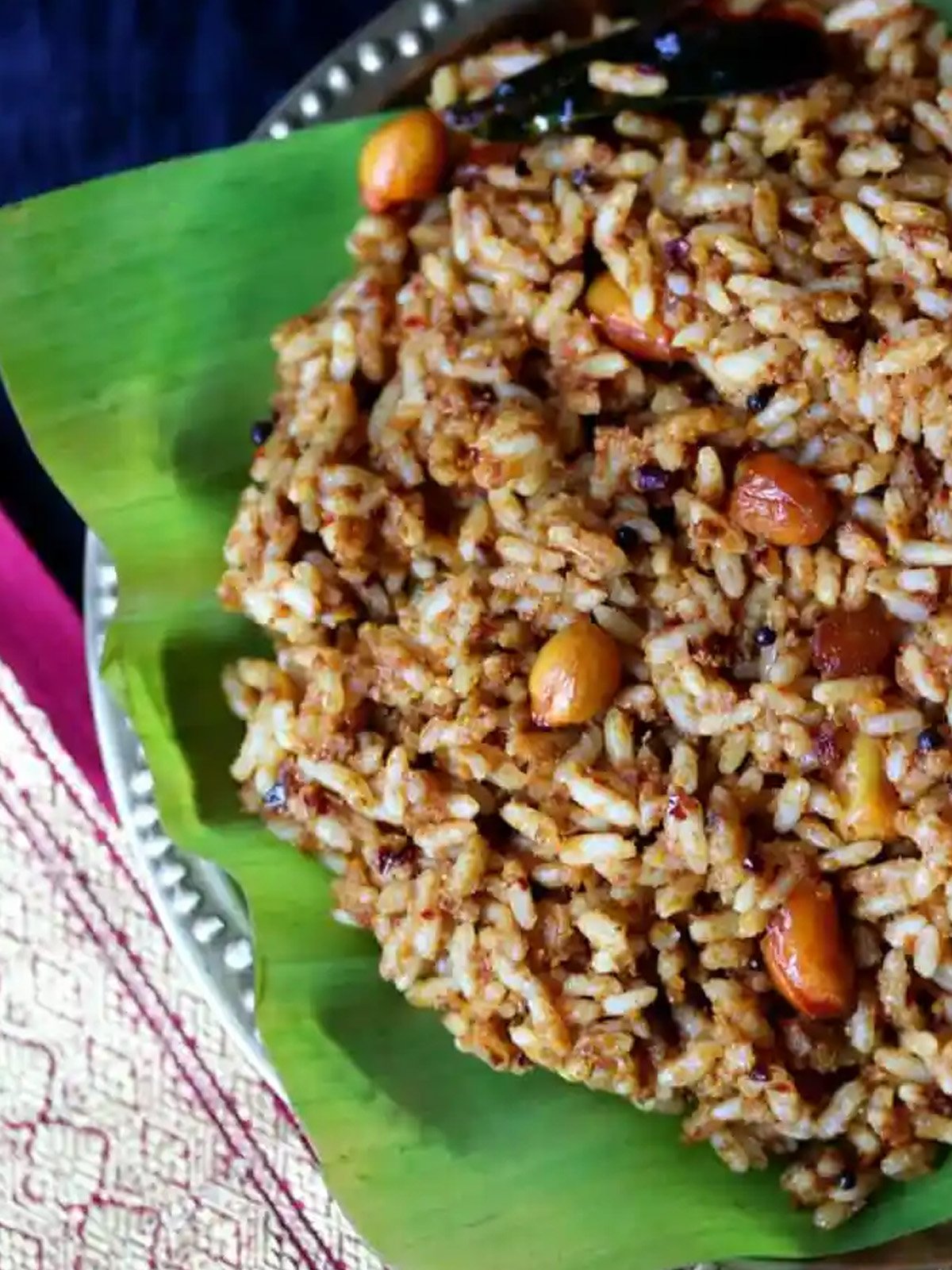 Puliyodarai - Tamarind Rice