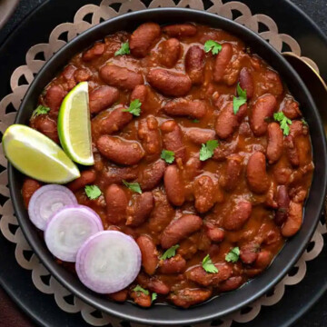A dish served in a plate