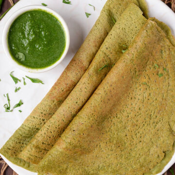 A Dish is served in a plate