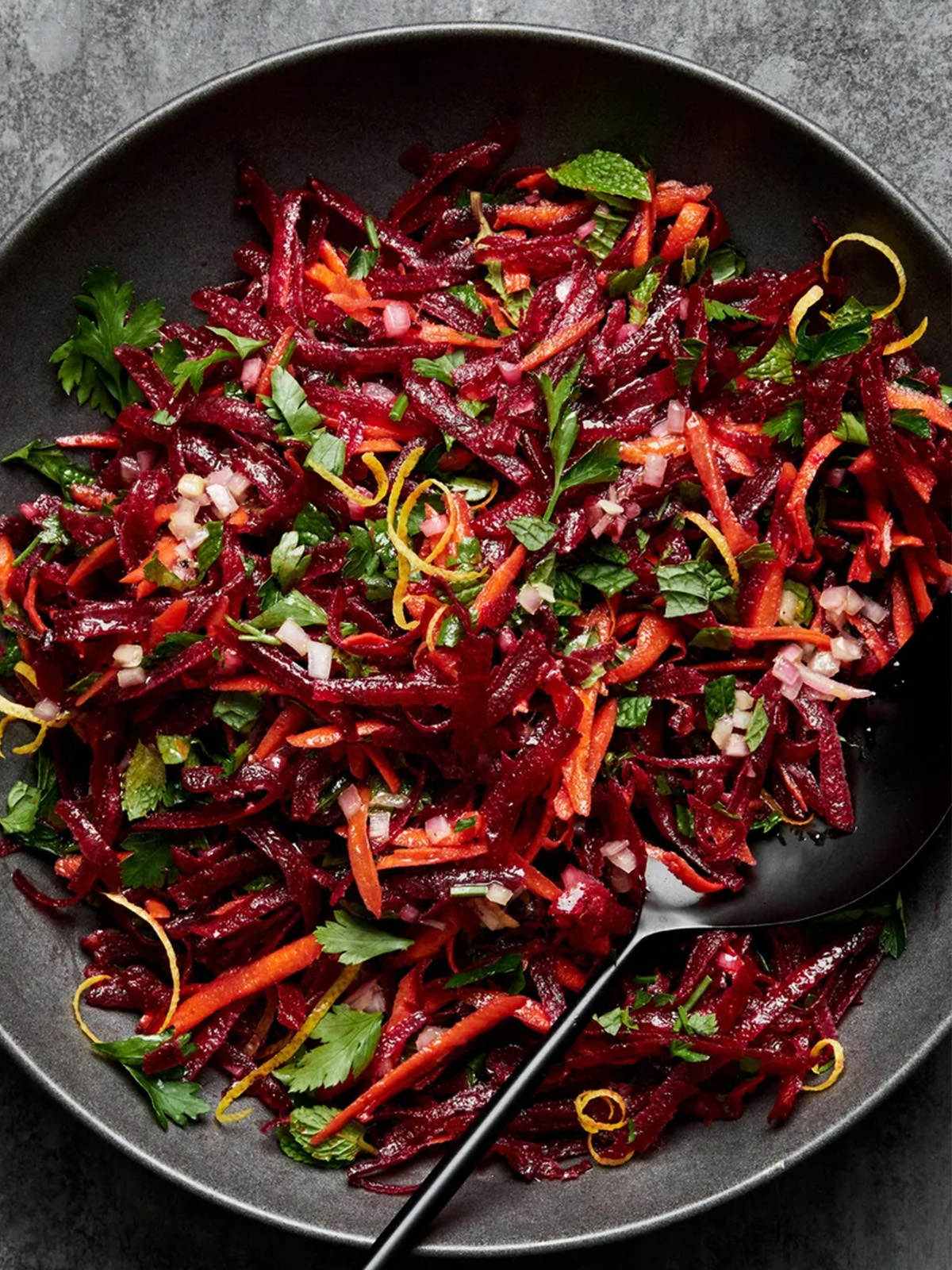 A Recipe is served in plate