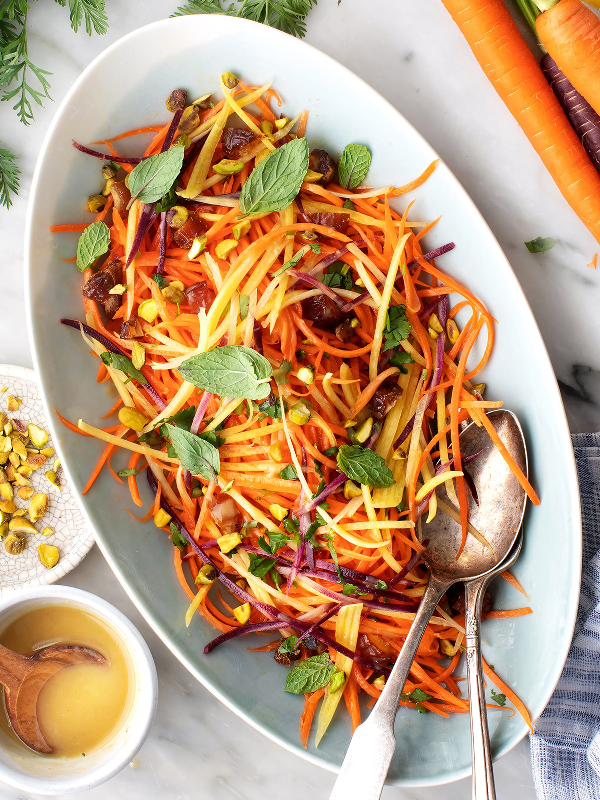 A Recipe is served in a plate