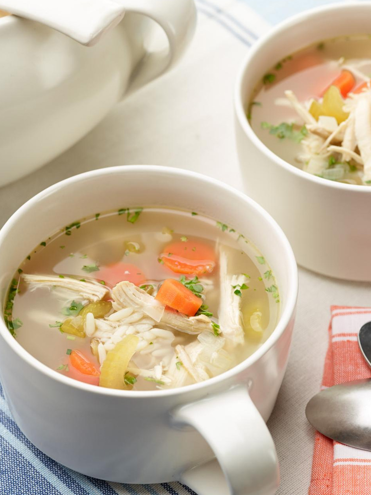 A dish is served in a bowl