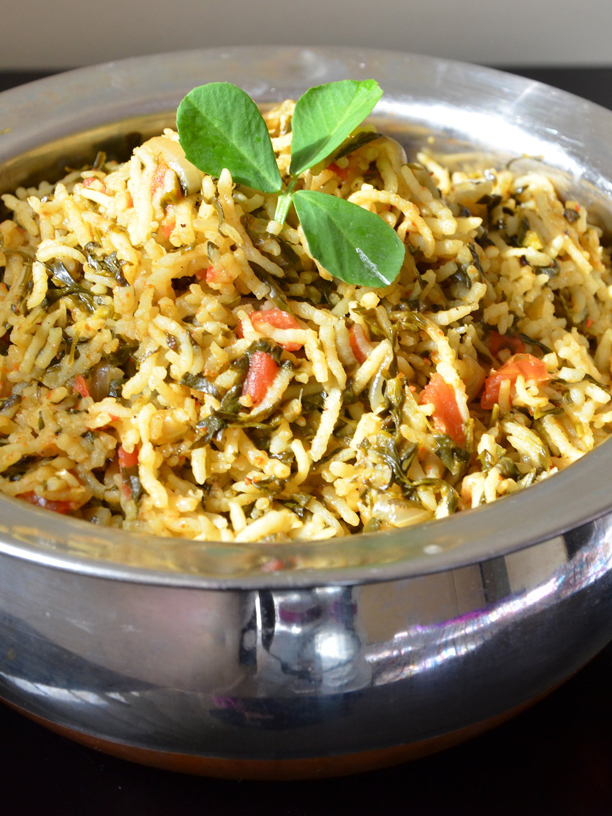 A Dish is served in a plate