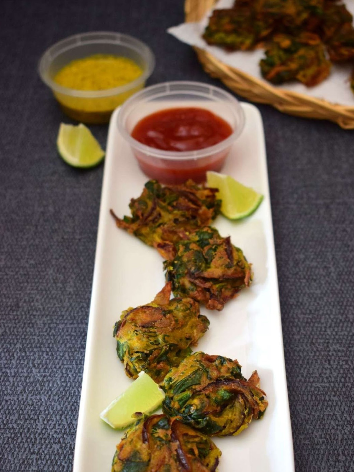 A dish is served in a plate