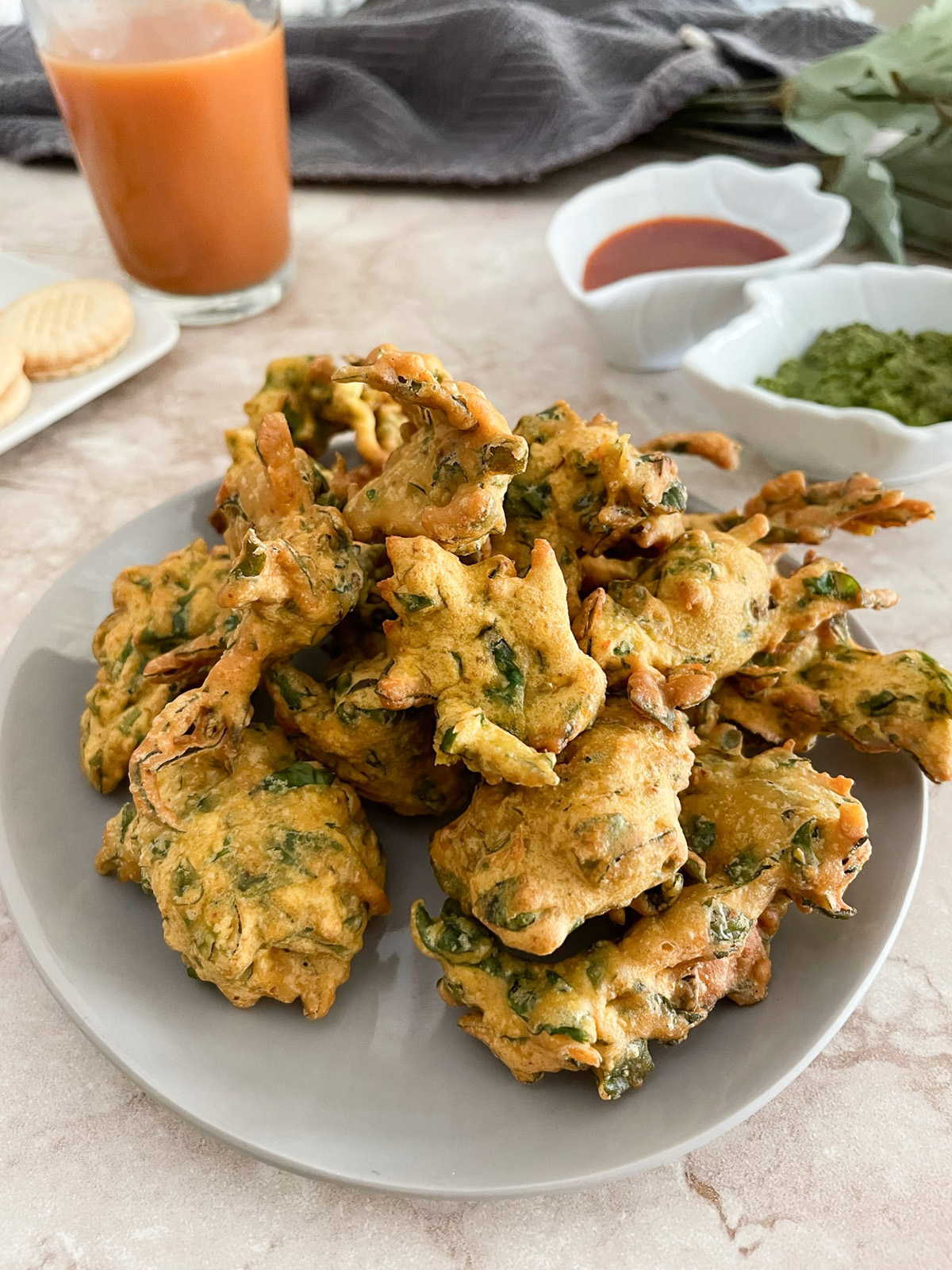 Palak Pakoda Recipe