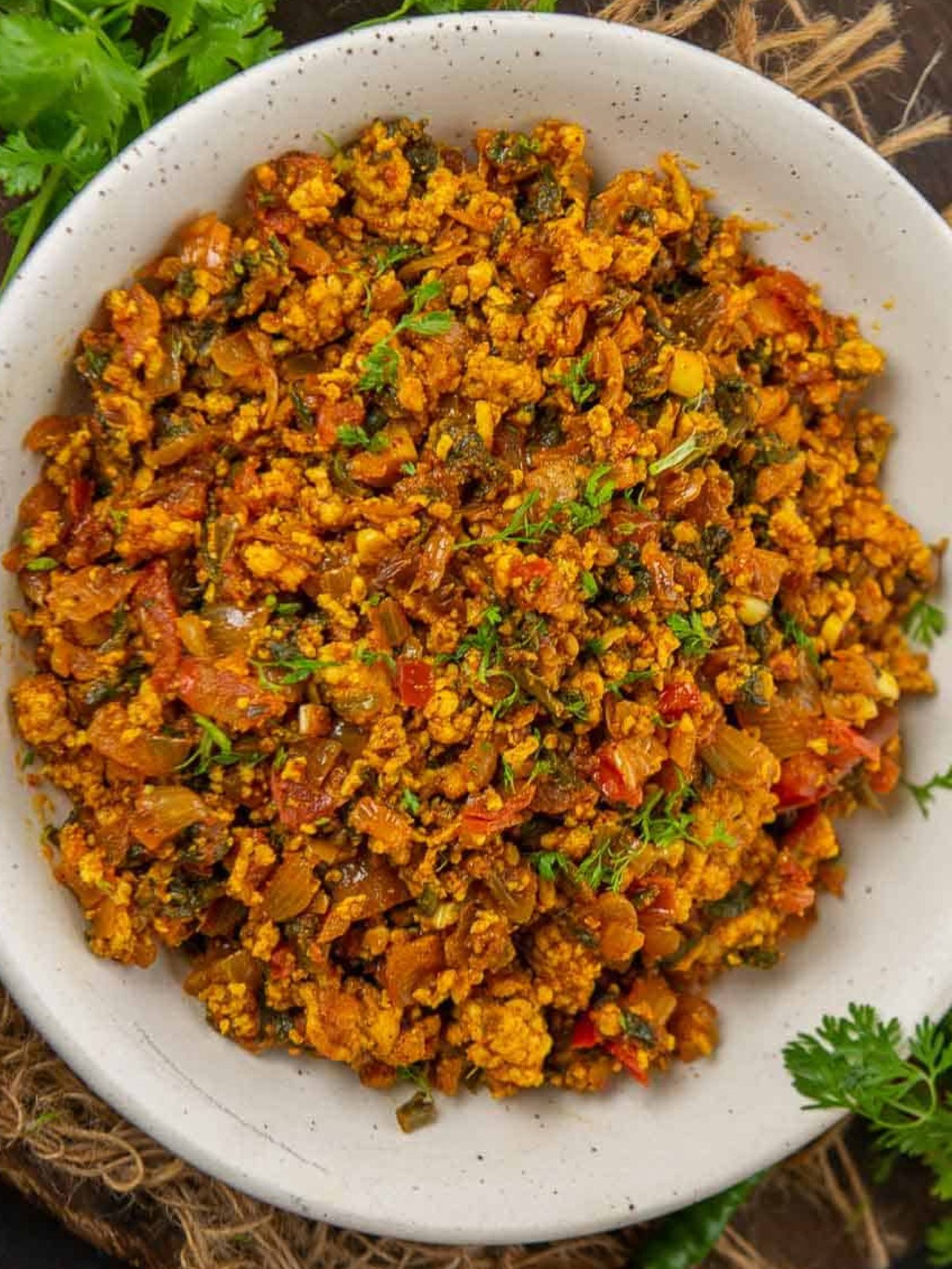 Palak Paneer Bhurji