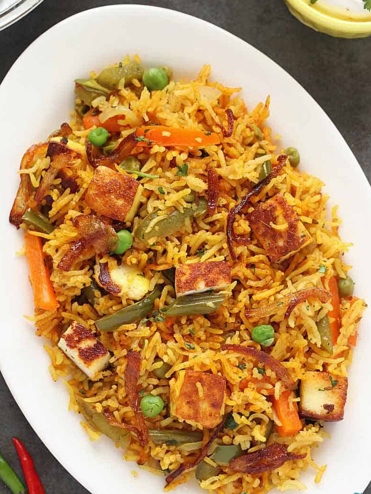 Paneer Pulao Recipe