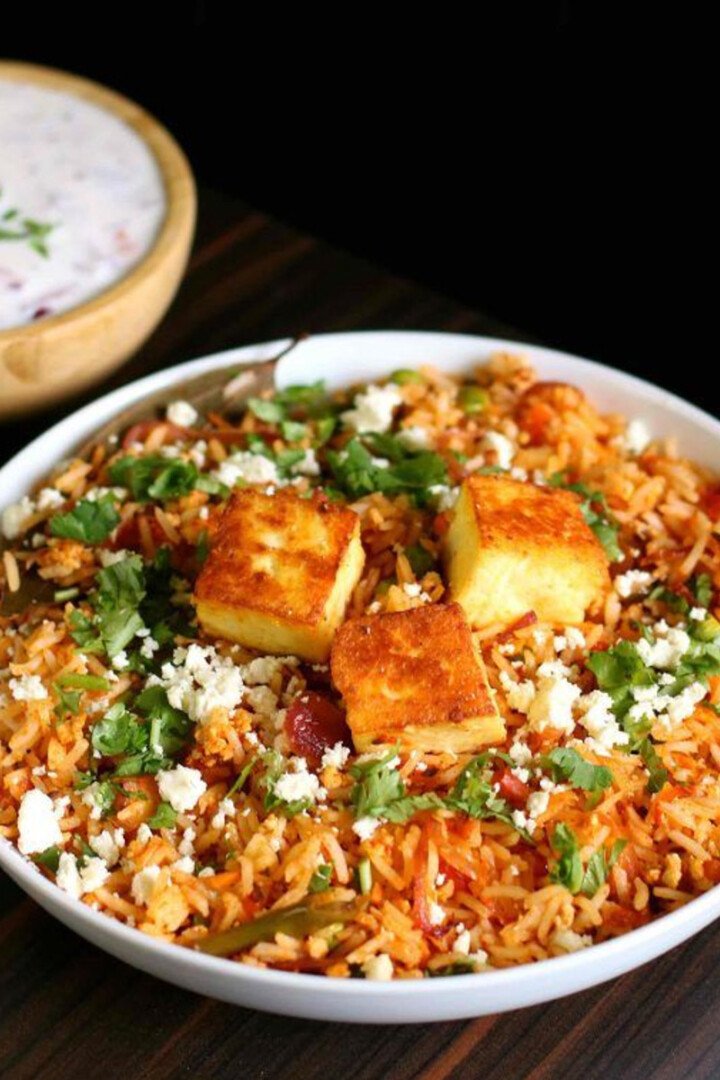 Paneer Pulao Recipe