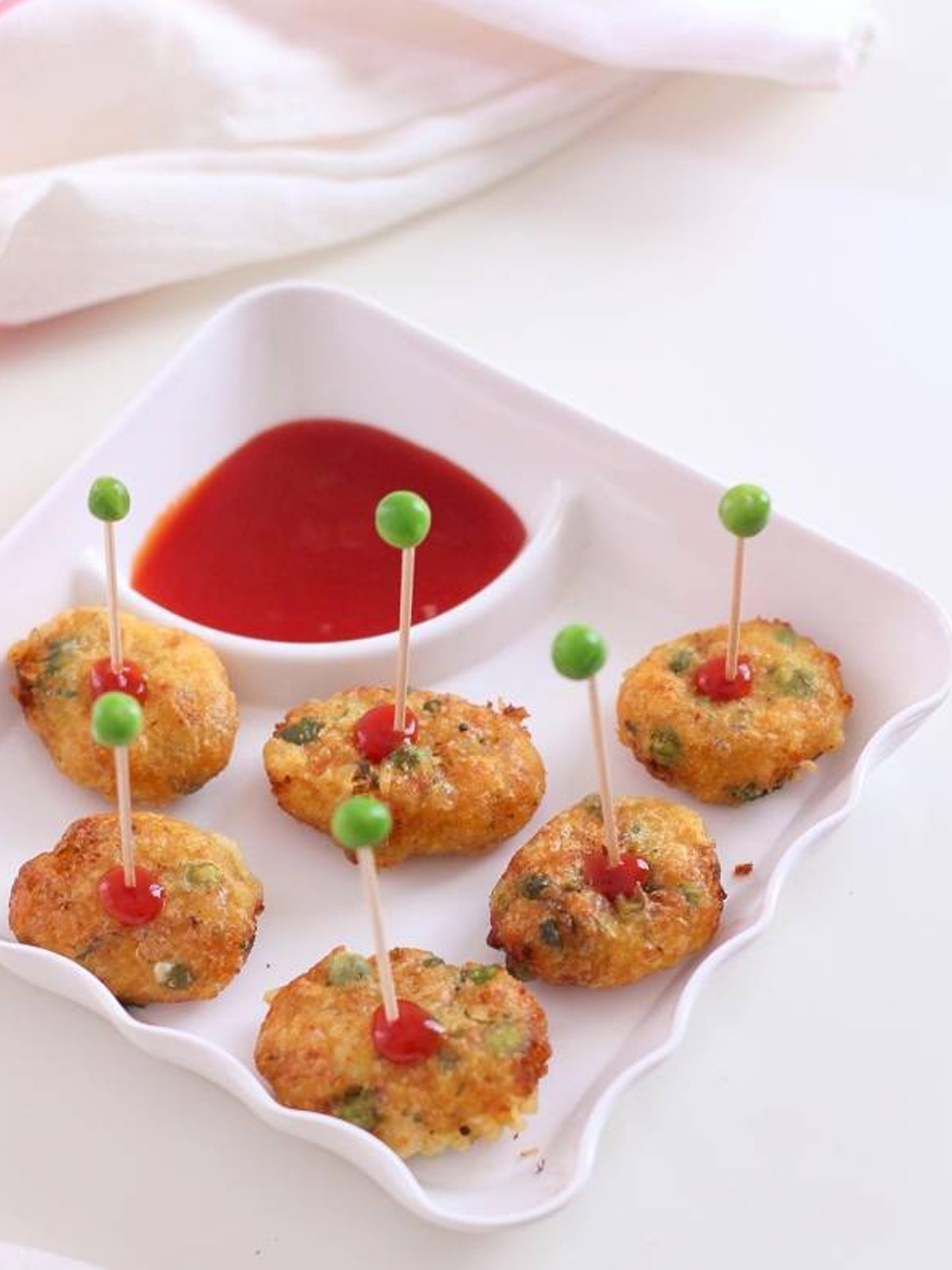 A Dish is served in a plate