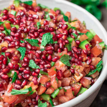 A recipe is served in a bowl