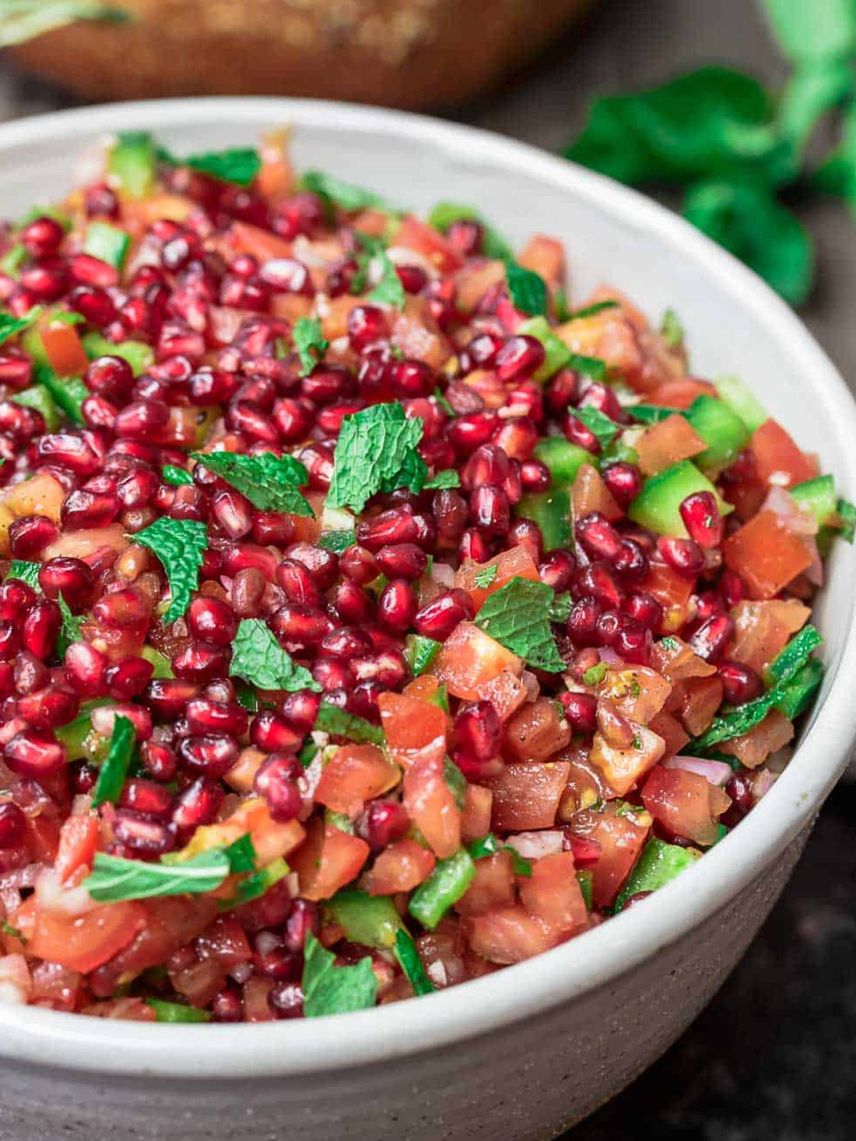 A recipe is served in a bowl