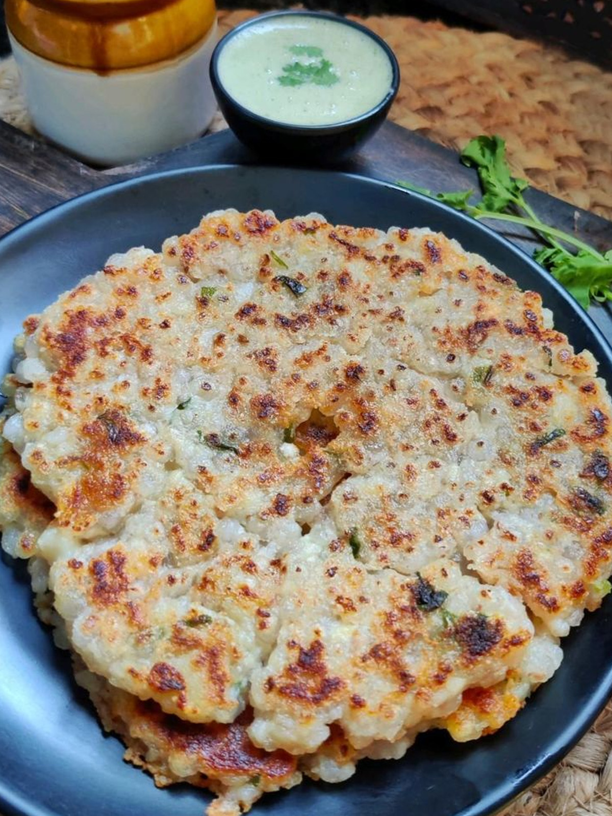 A dish is served in a plate