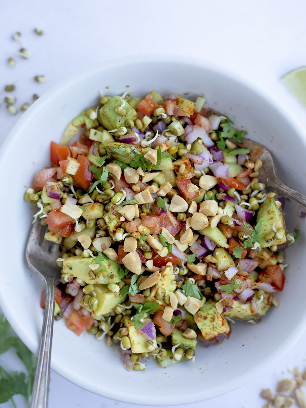 Sprouted Moong Salad