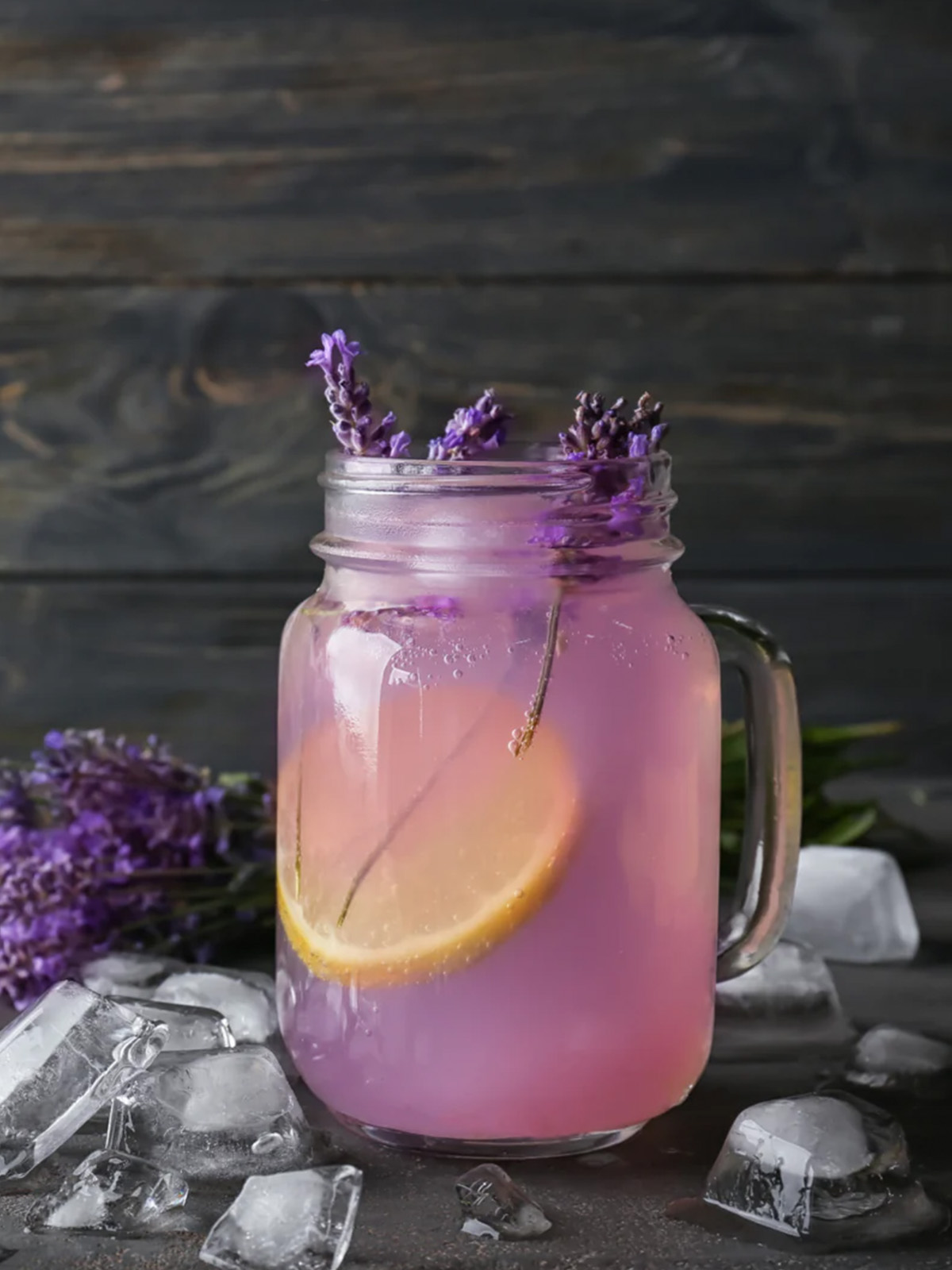 Drinks is served in glass bottle
