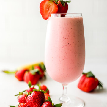 A Recipe is served in a Glass