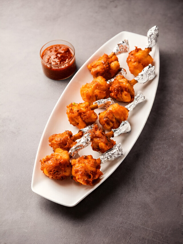 Crispy Chicken Lollipop at Home!