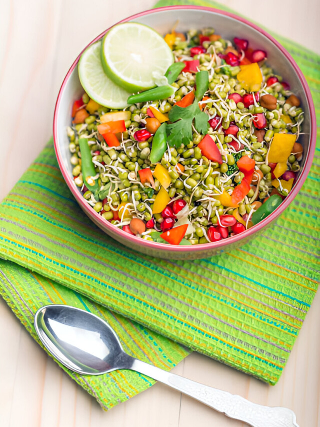 Fresh & Fast Sprouted Moong Salad in Minutes